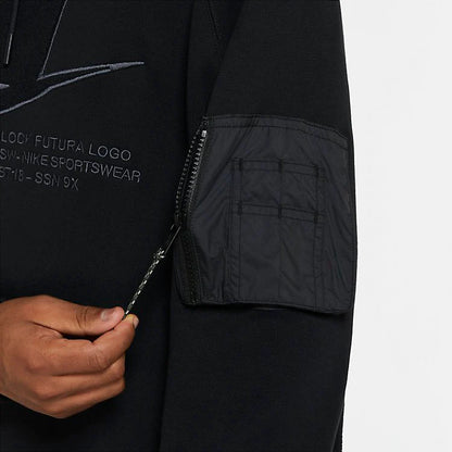 Nike Streetwear Black Pullover Hoodie