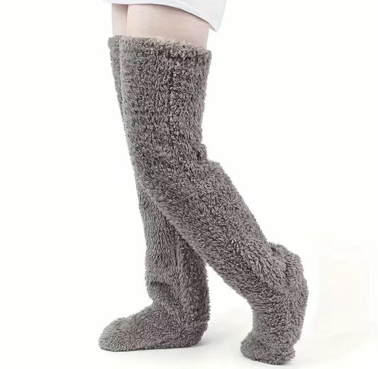 Ultra Soft Thigh-High Lounge Socks