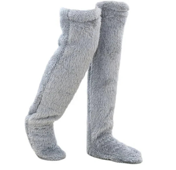 Ultra Soft Thigh-High Lounge Socks