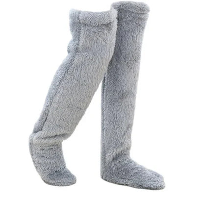 Ultra Soft Thigh-High Lounge Socks