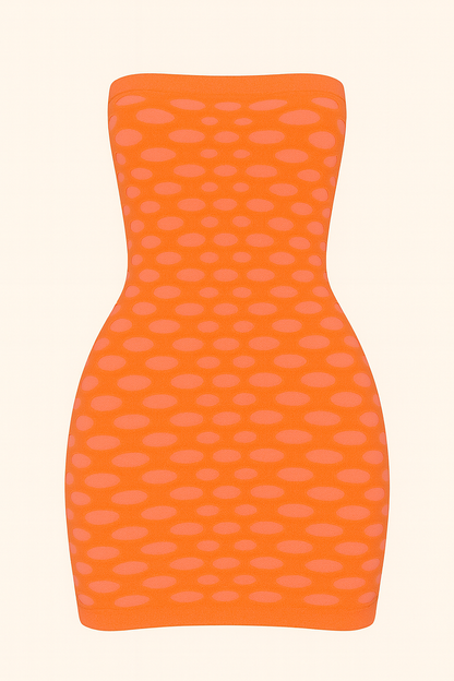 Electric Optical-Illusion Bodycon Dress