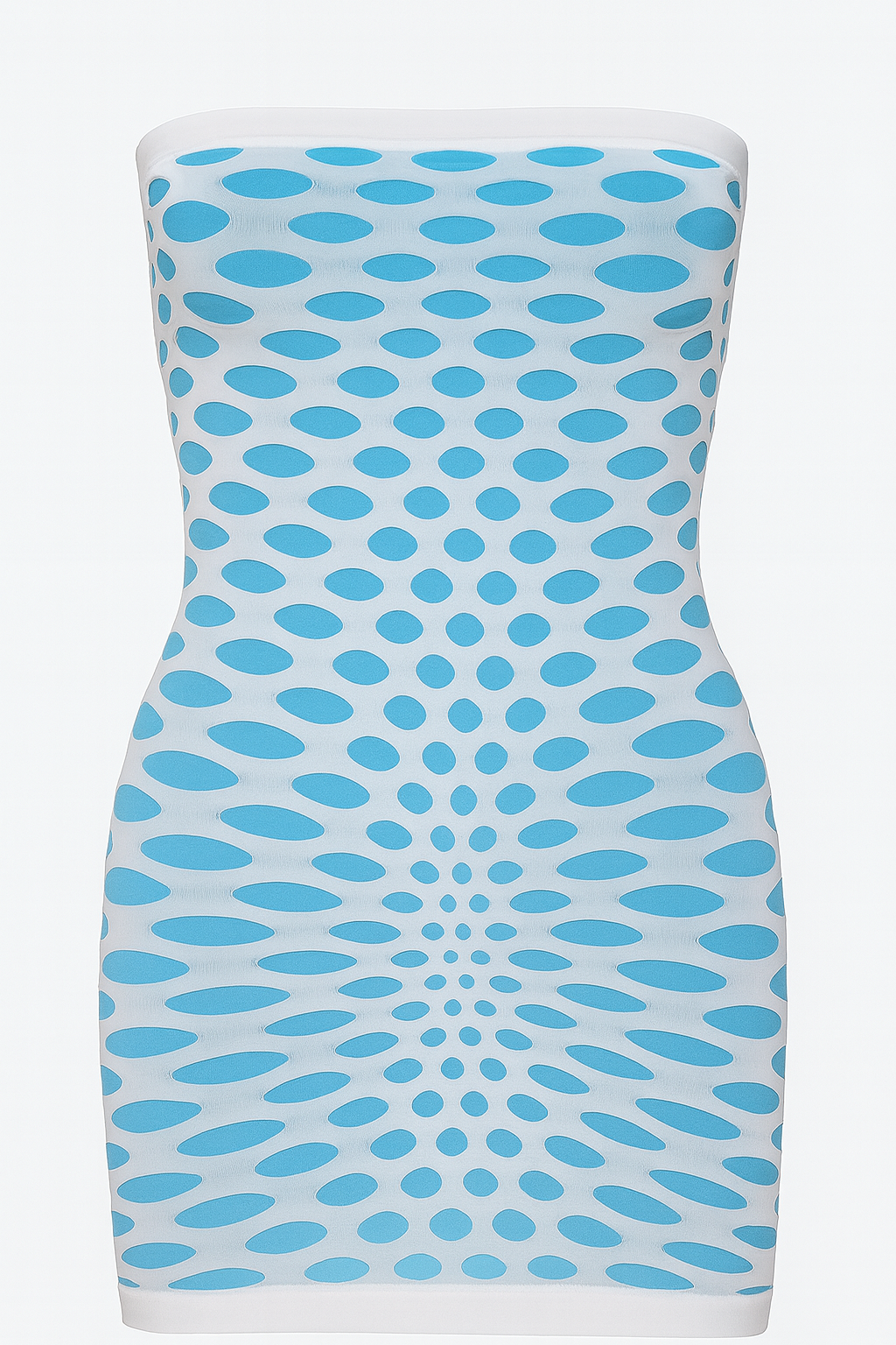 Electric Optical-Illusion Bodycon Dress