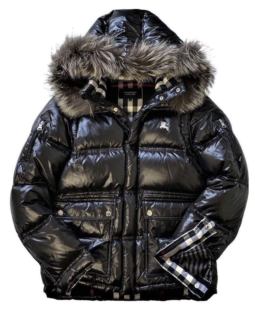 Premium Shiny Hooded Puffer Coat with Fur Trim