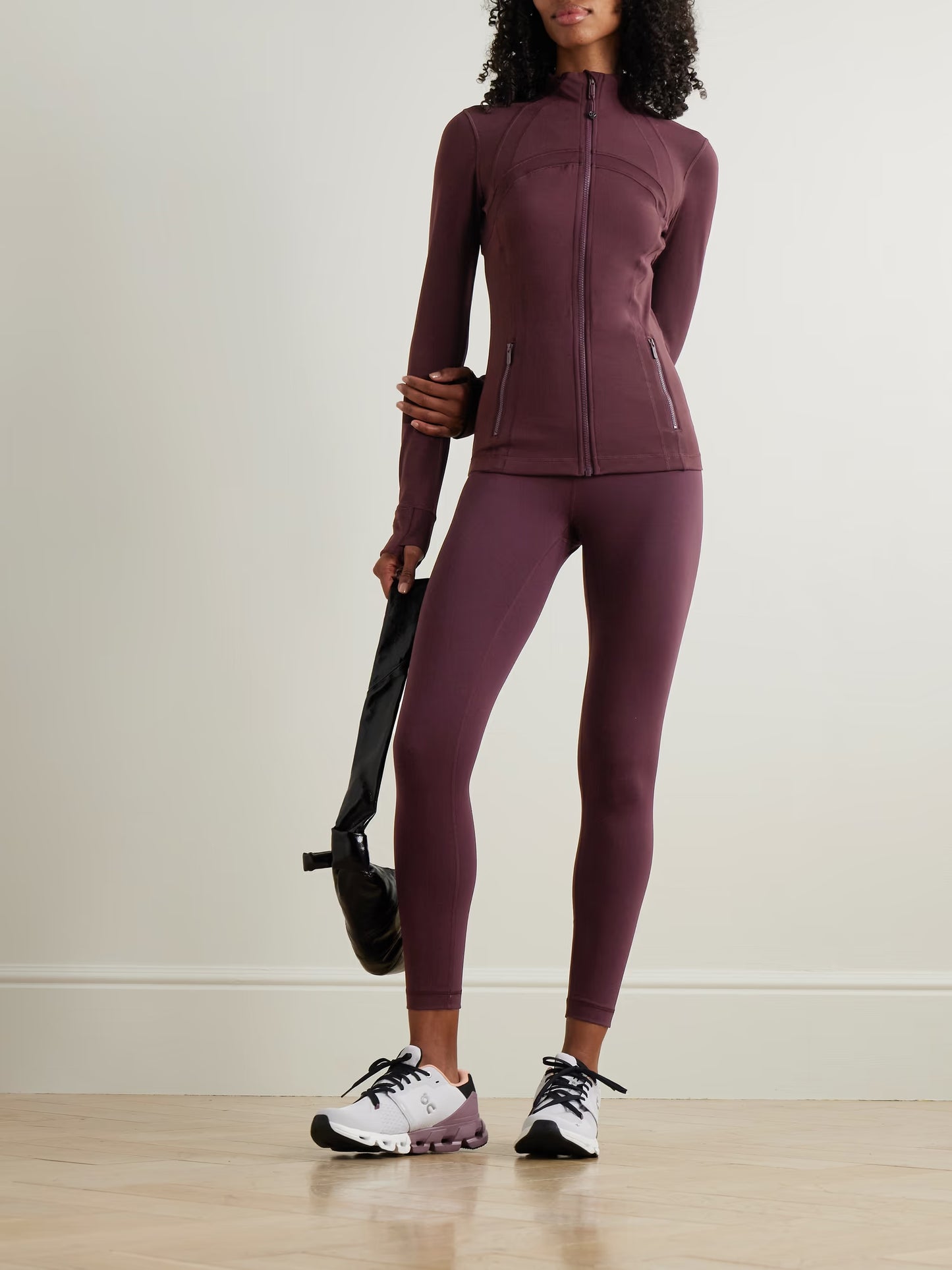 Goodnight Plum Performance Zip Jacket & Leggings Set